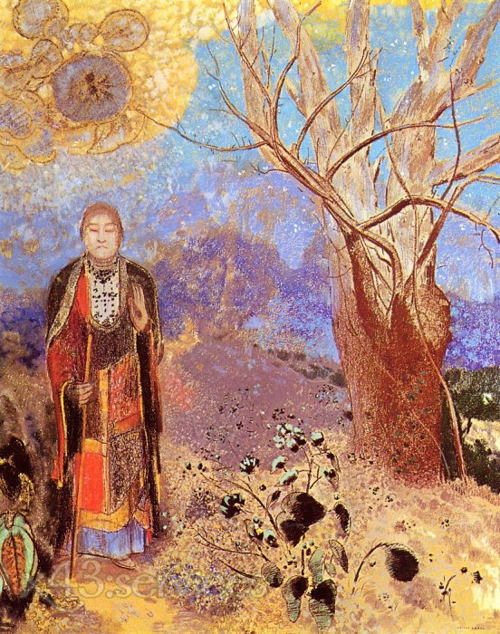 Odilon Redon - Buddha 2 - zum Schließen ins Bild klicken